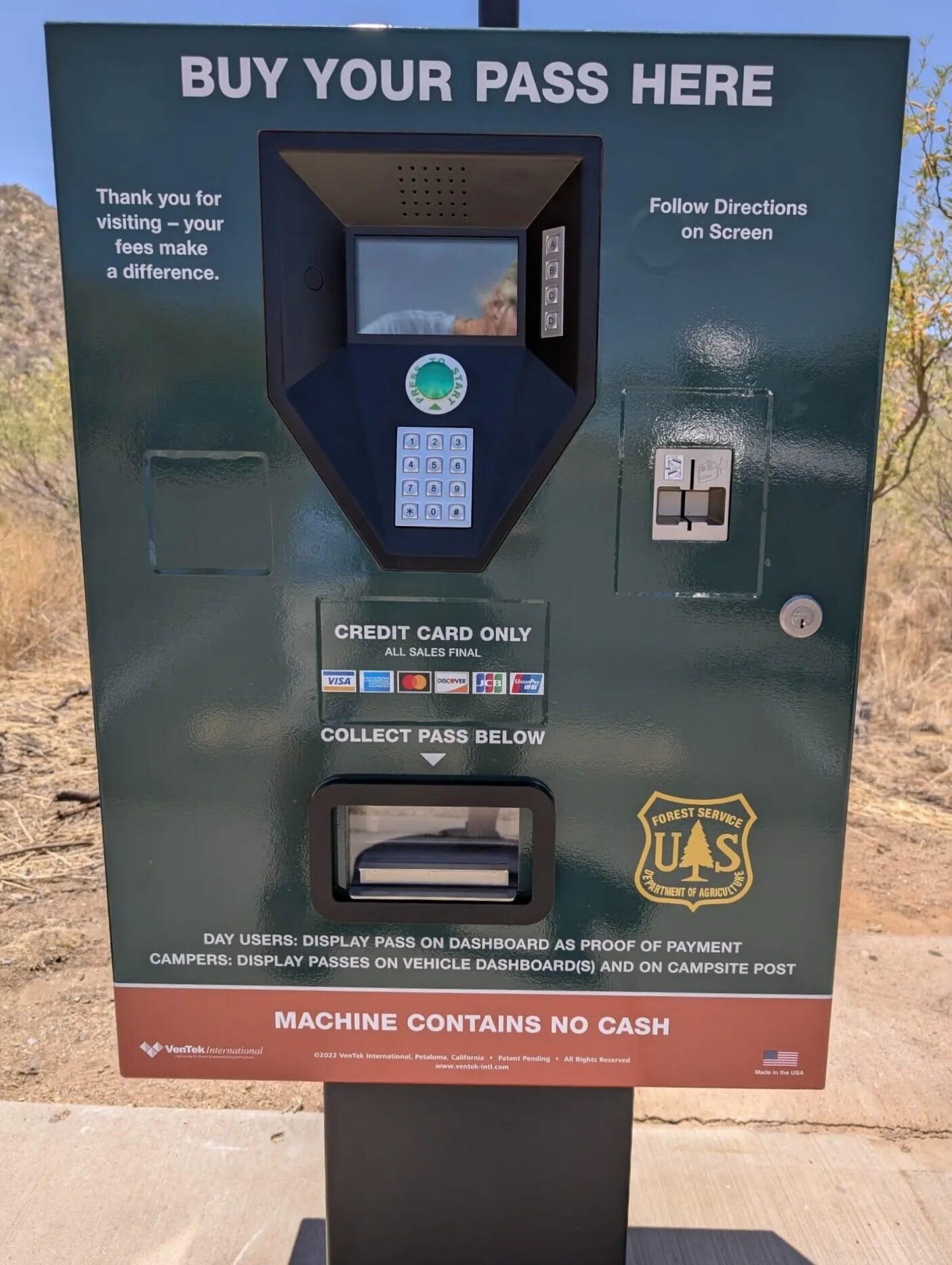 Pass purchase kiosk