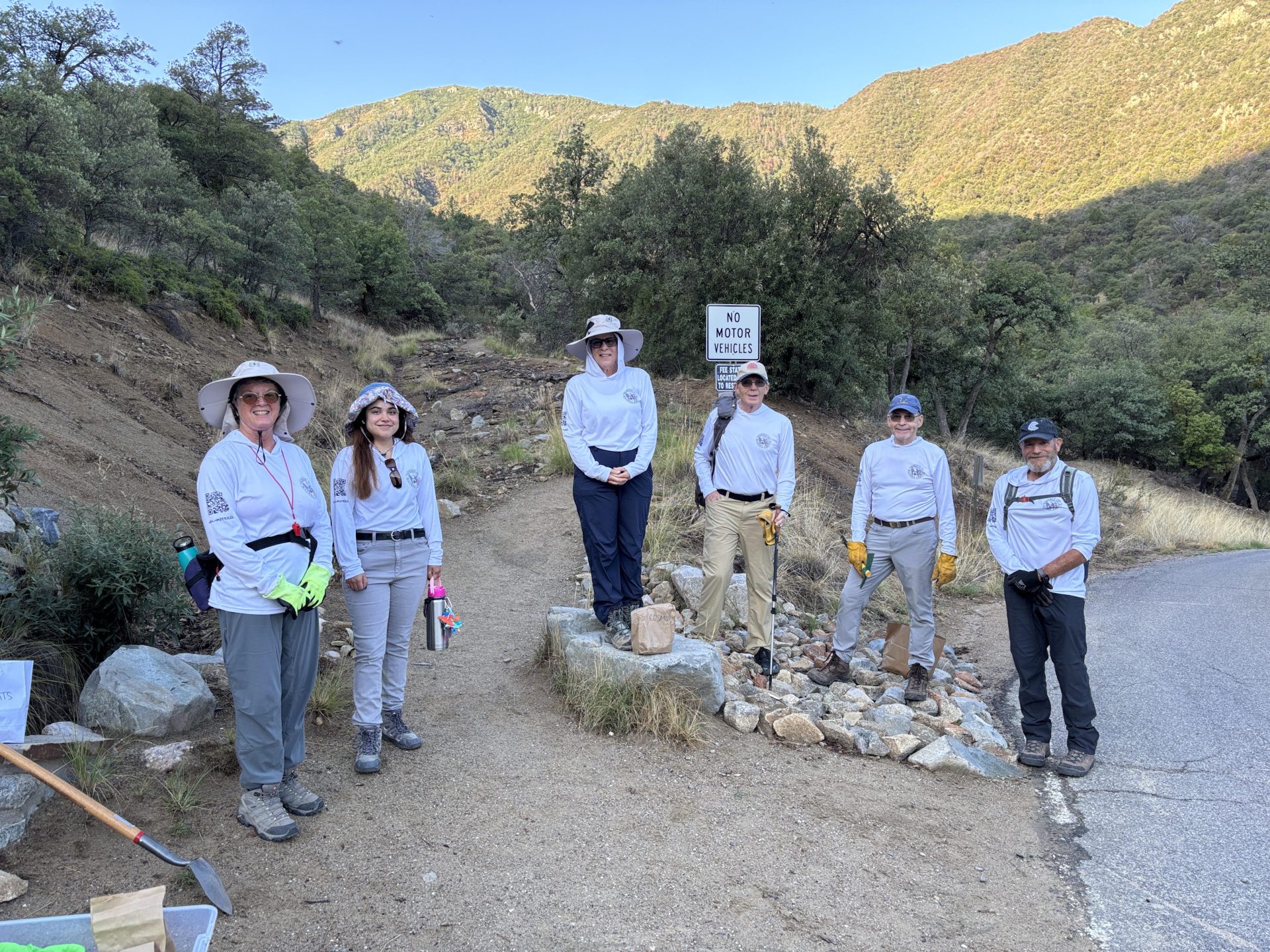Restoration Project along Old Baldy Trail in Madera Canyon